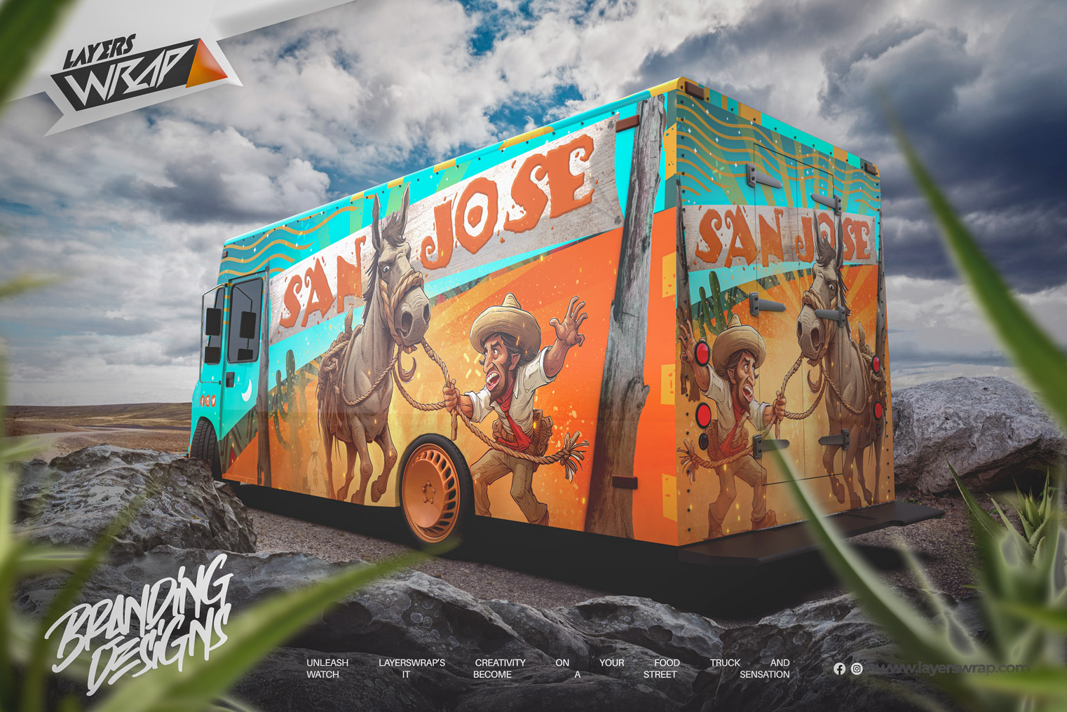 Food Truck Wrap Design – San Jose