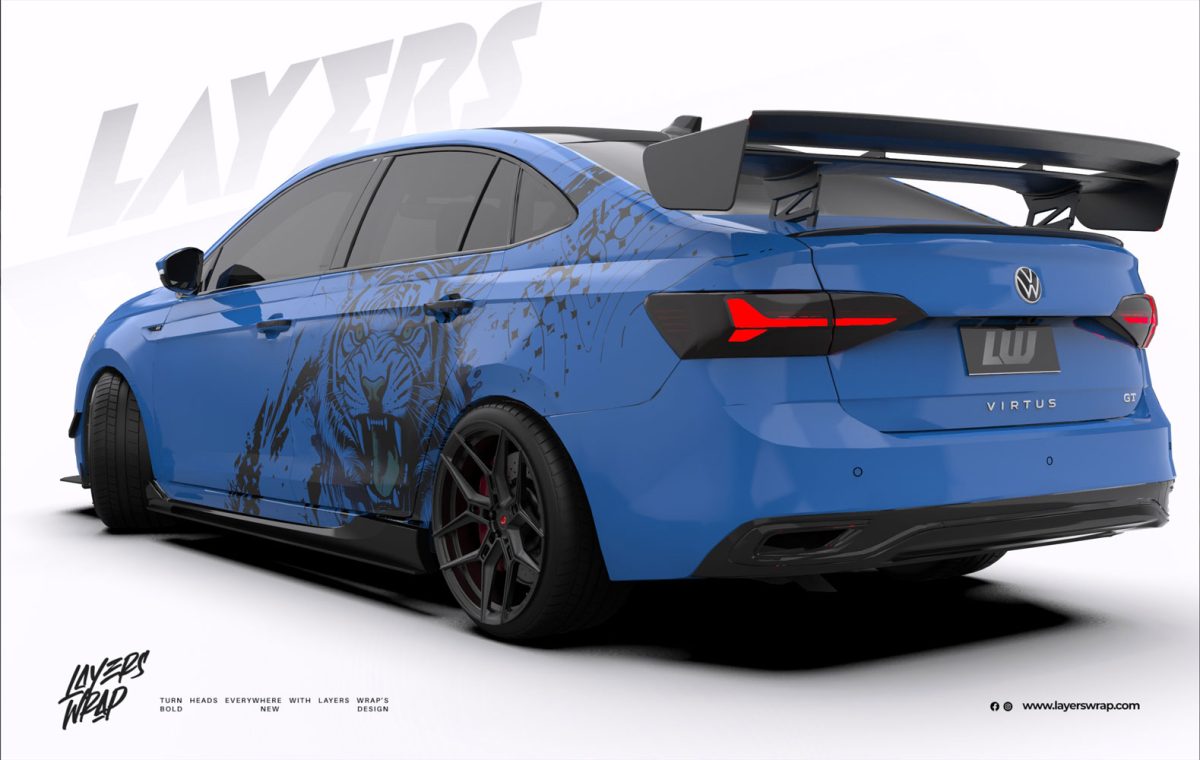 Volkswagen Virtus Partial Kit - Azure Roar