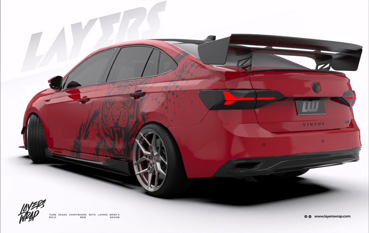 Volkswagen Virtus Partial Kit - Crimson Roar