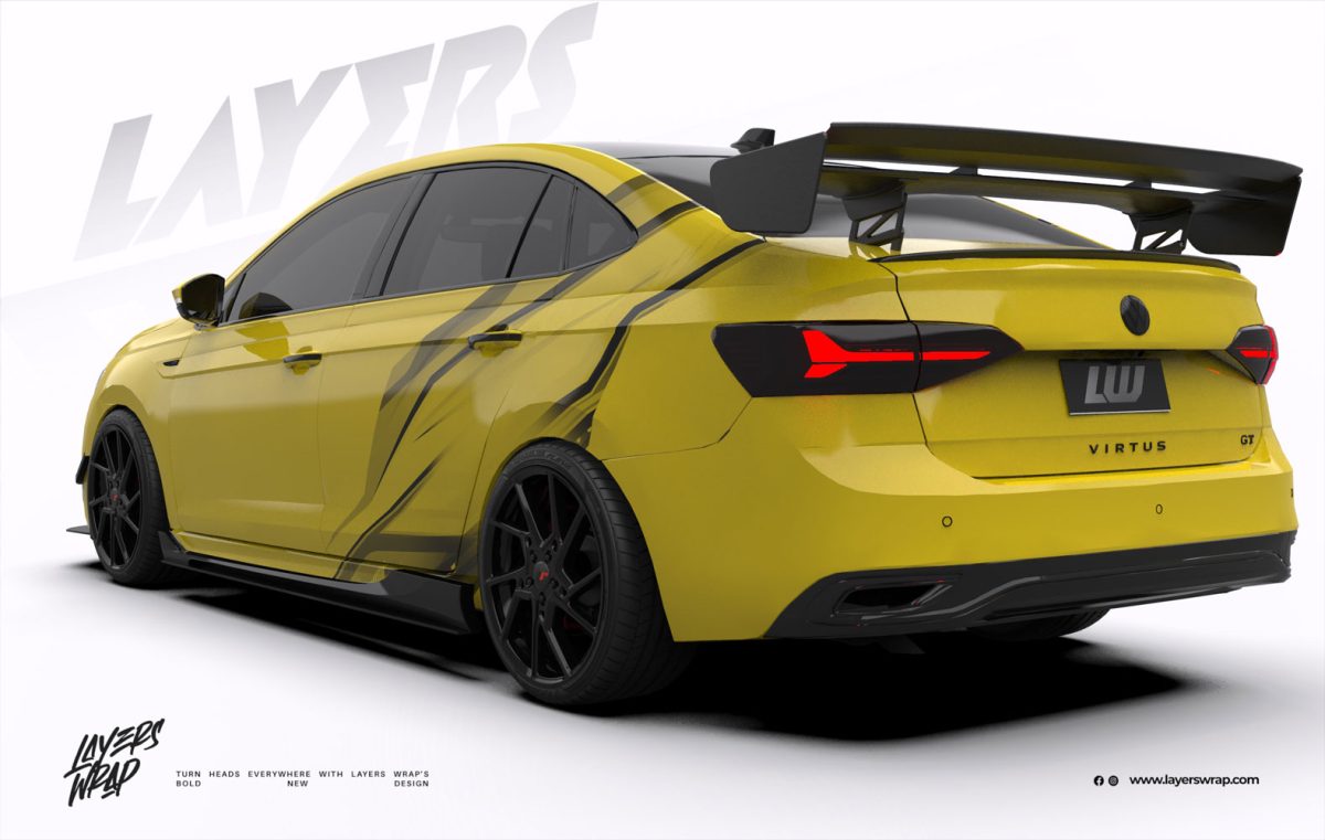 Volkswagen Virtus Partial Kit - Yellow Streak