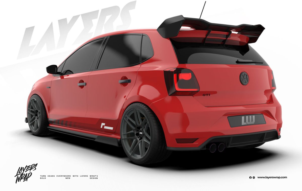 Volkswagen Polo Decal - Crimson Trim