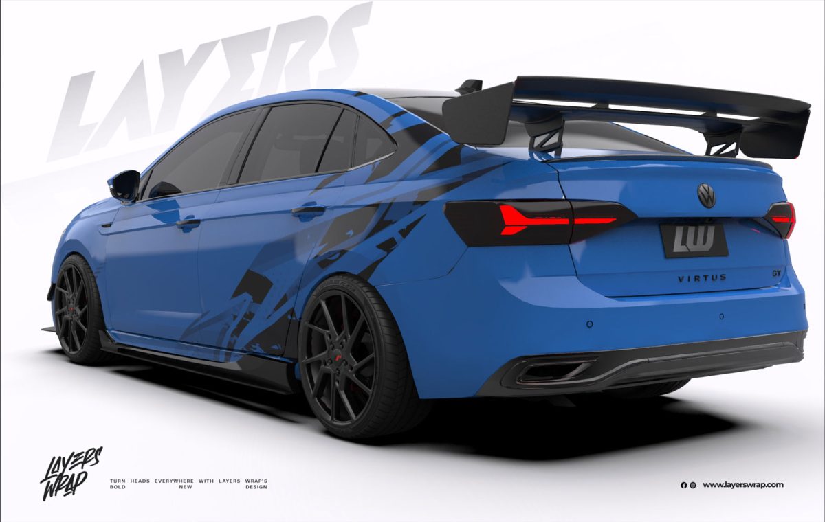 Volkswagen Virtus Partial Kit - Blue Surge