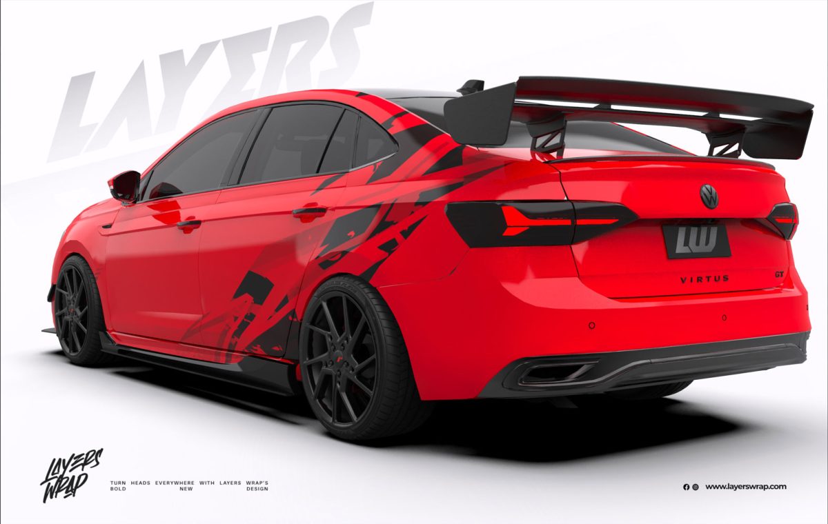 Volkswagen Virtus Partial Kit - Red Surge