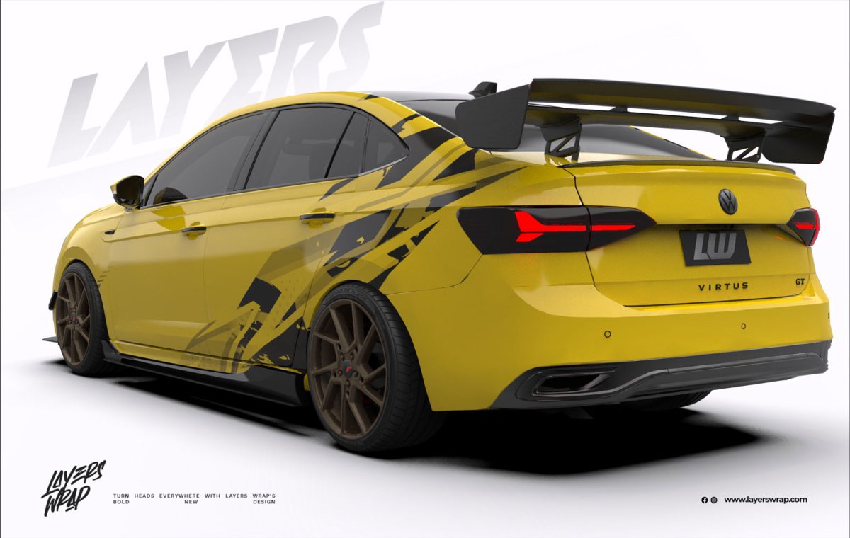Volkswagen Virtus Partial Kit - Yellow Surge