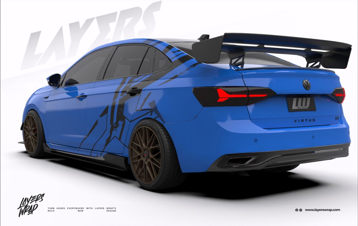 Volkswagen Virtus Partial kit - Fracture Midnight