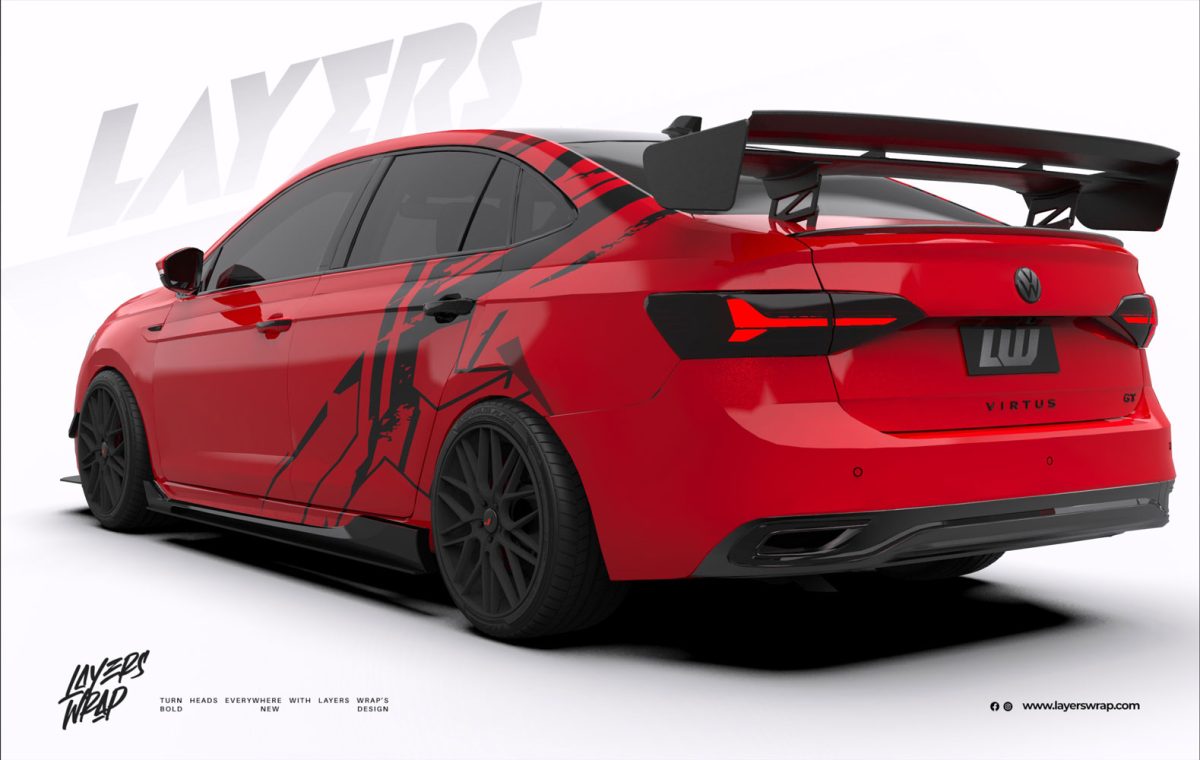 Volkswagen Virtus Partial kit - Fracture Shadow