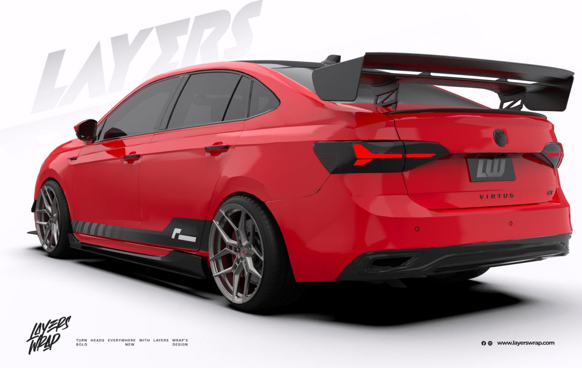 Volkswagen Virtus Decal - GT Stripe