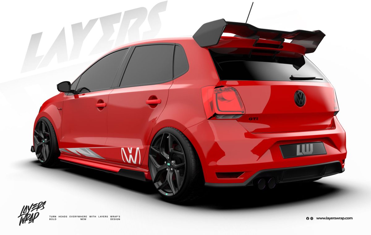 Volkswagen Polo Decal - Scarlet Edge