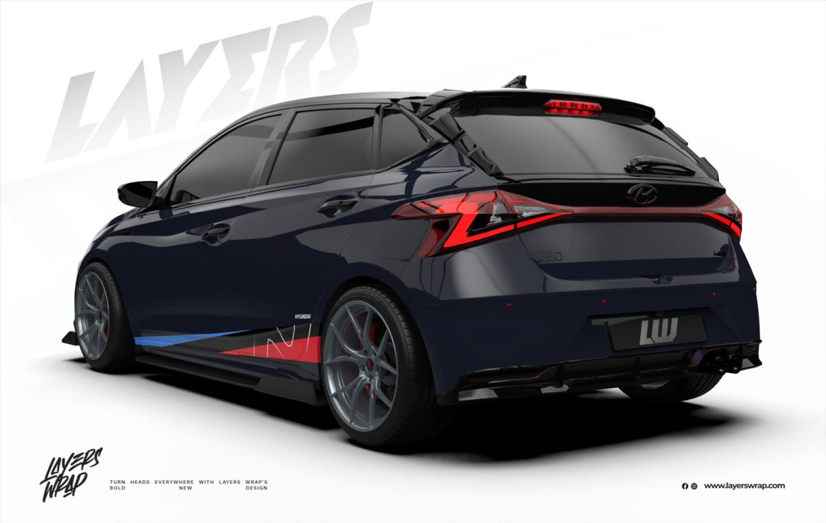 Hyundai i20 Decal - N-Strike