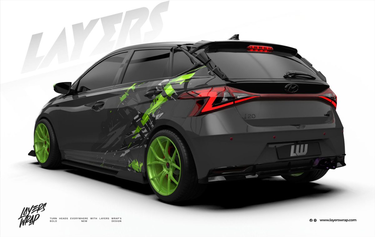 Hyundai i20 Partial Kit - Neon Strike
