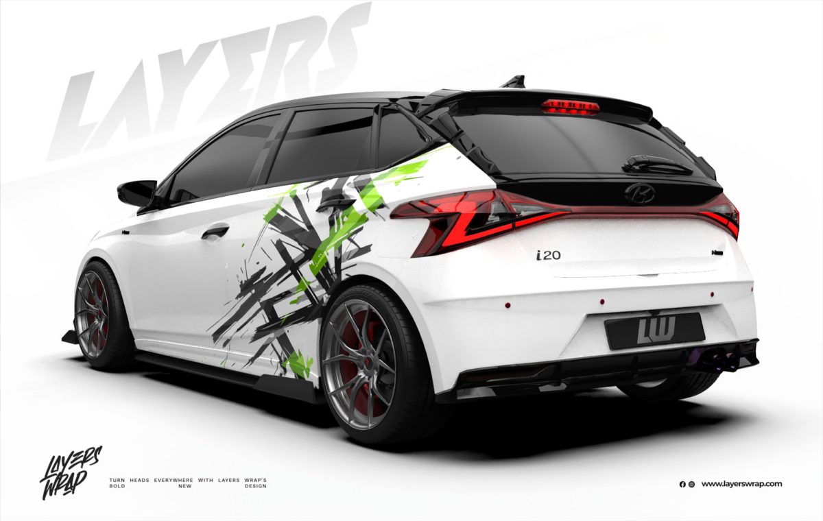 Hyundai i20 Partial Kit - Neon Surge