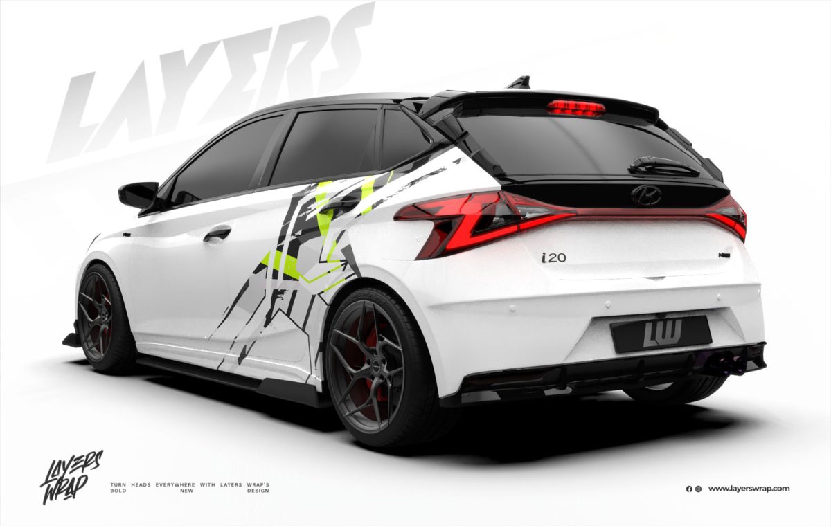 Hyundai i20 Partial Kit - Neon Fracture