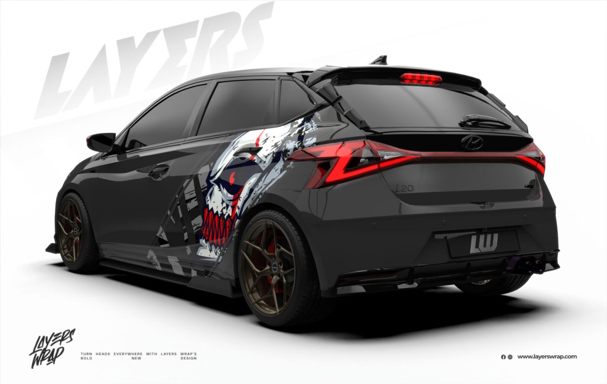 Hyundai i20 Partial Kit - Dark Raider