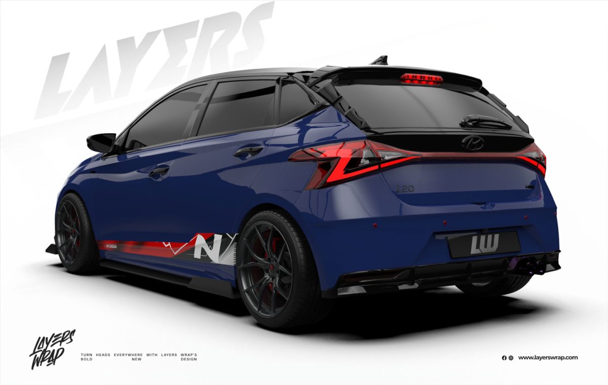 Hyundai i20 Decal - N-Rush