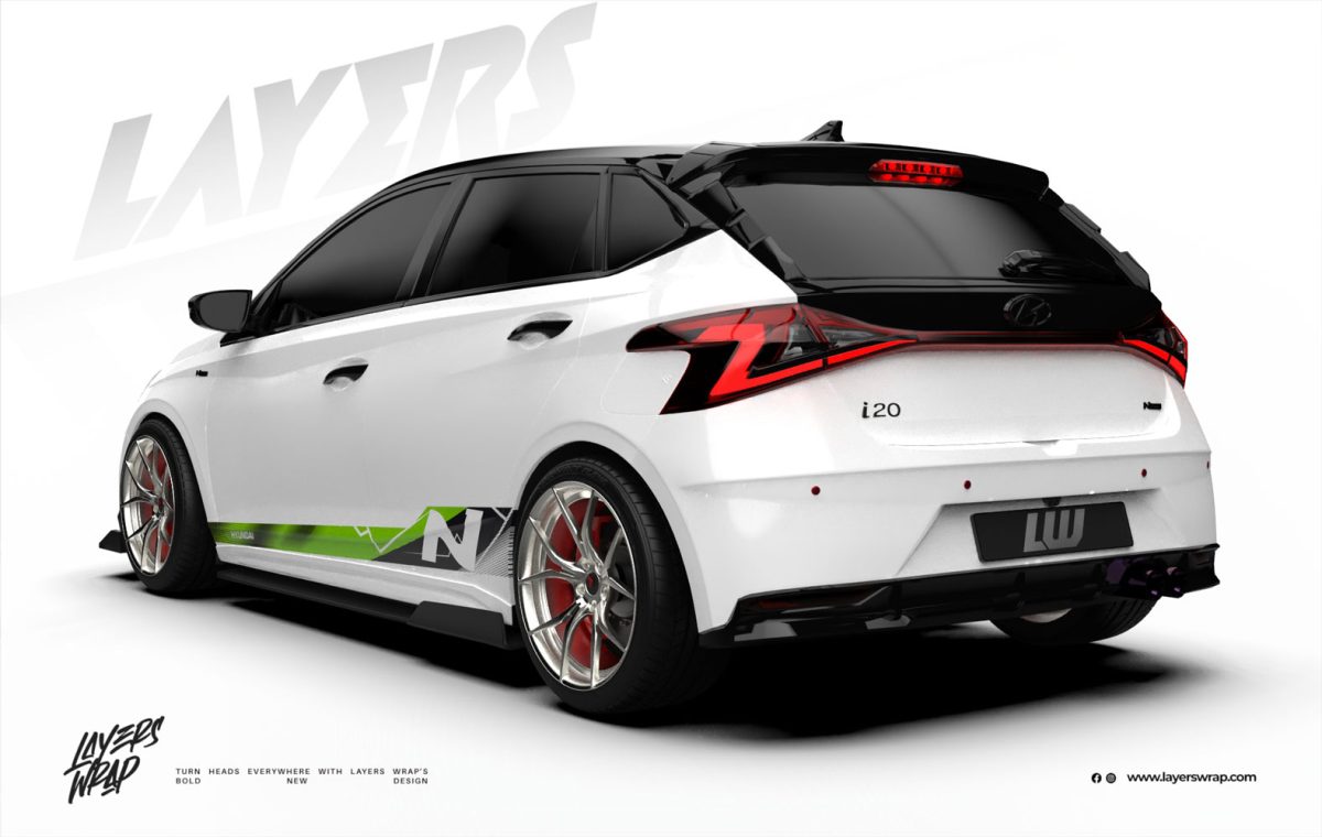 Hyundai i20 Decal - N-Neon