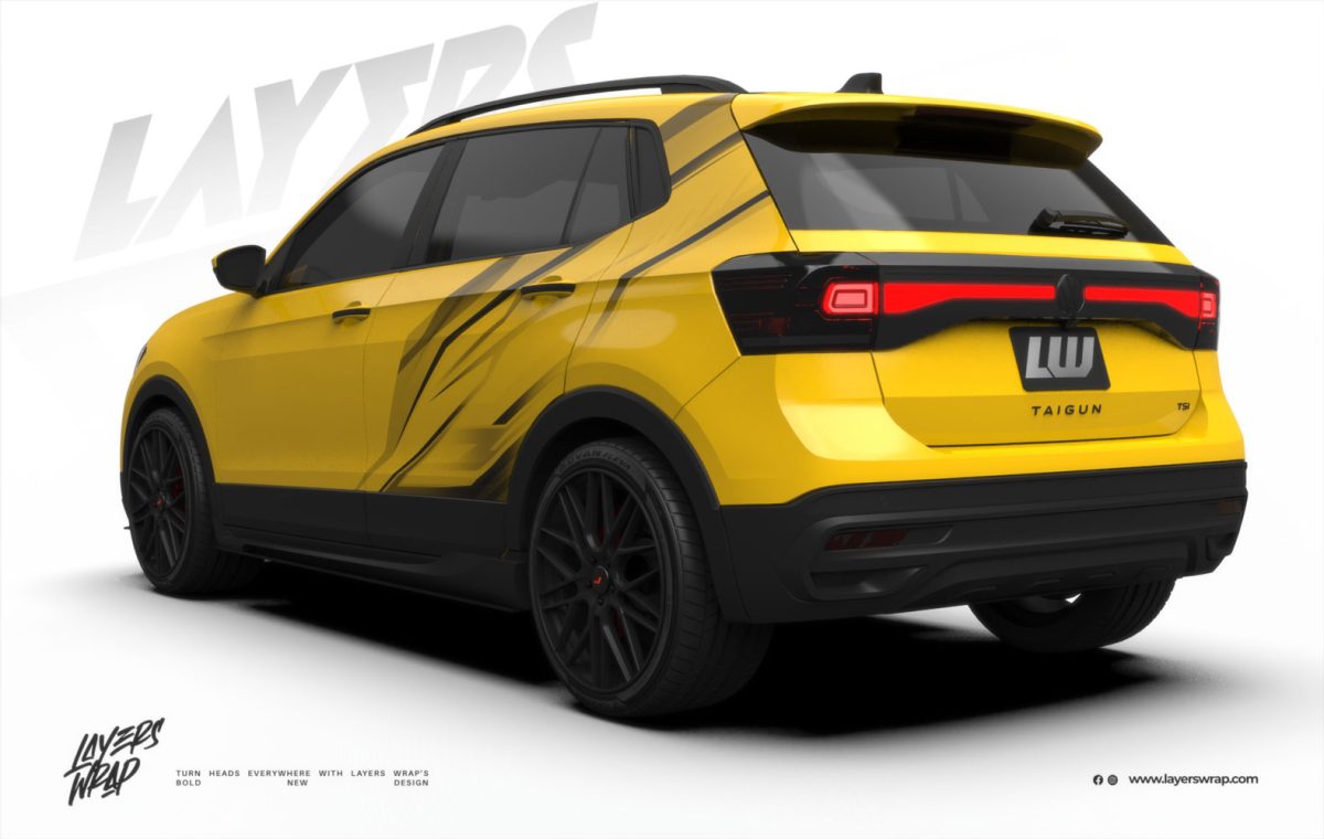 Volkswagen Taigun Partial Kit - Yellow Streak