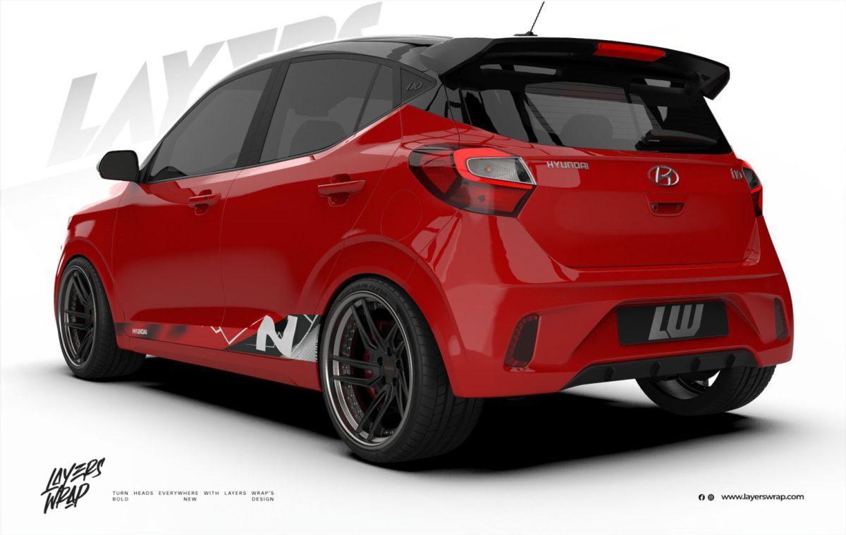 Hyundai Grand i10 Decal - N-Volt