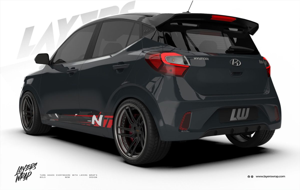 Hyundai Grand i10 Decal - N-Black