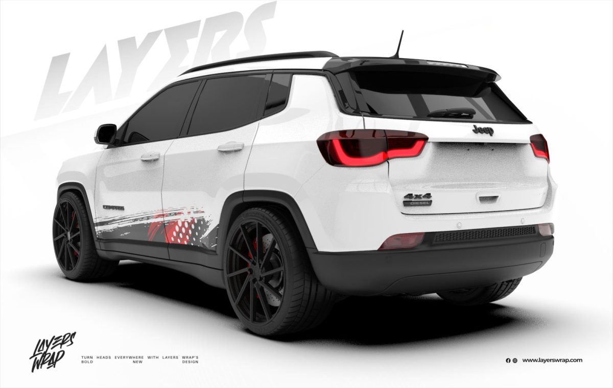 Crimson Trailburst Decal