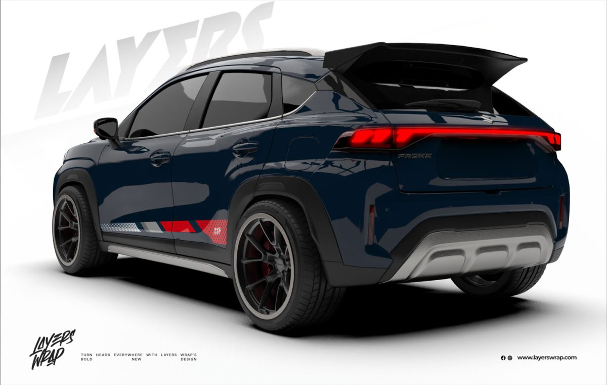 Blue Tri-Flare Decal