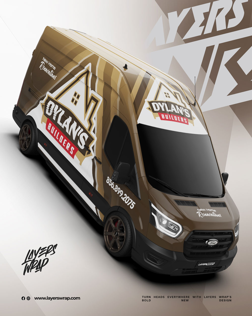 Transit branding project by Layers Wrap Studio