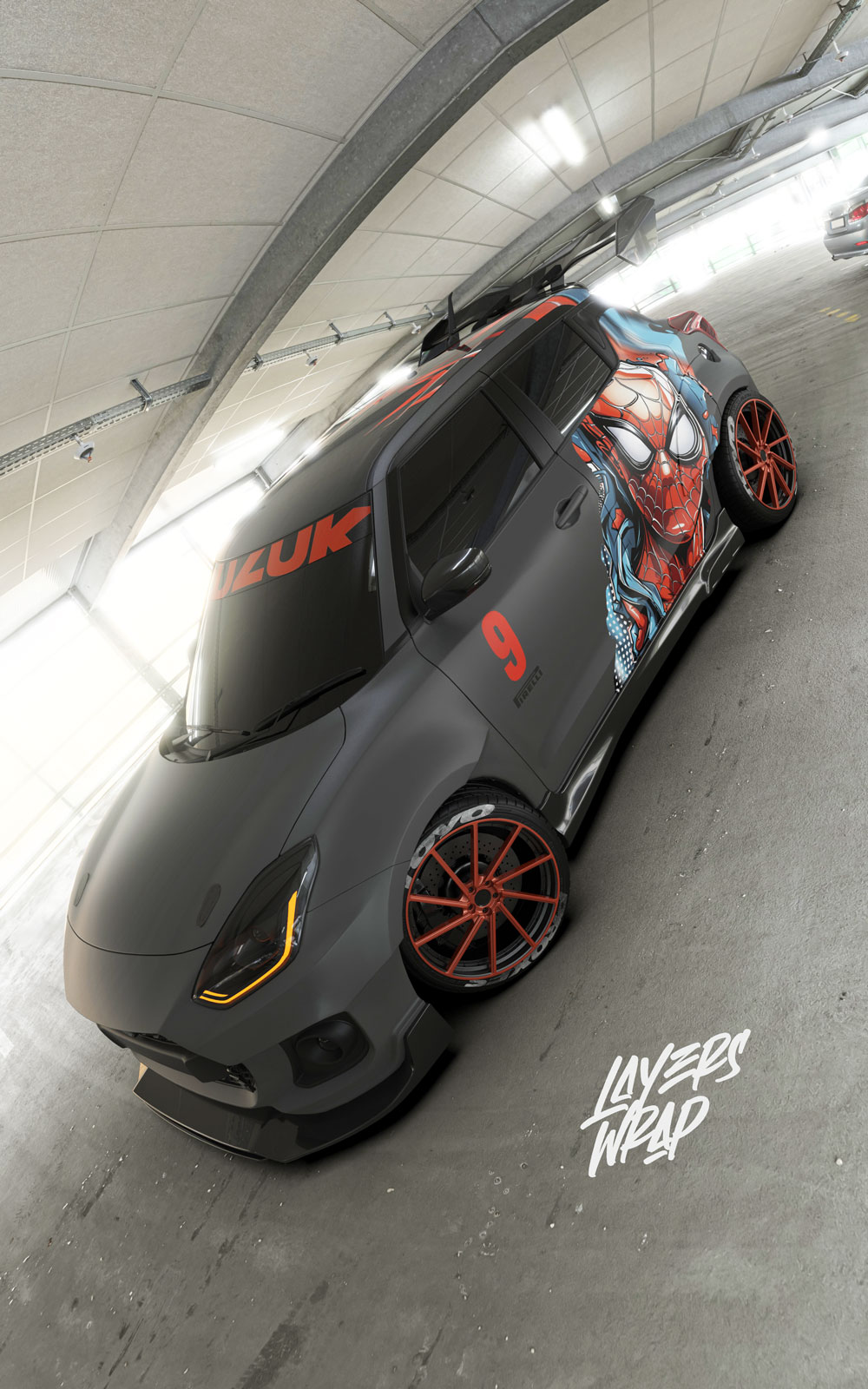 Suzuki Swift Partial Wrap by Layers Wrap