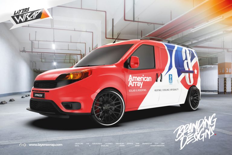 Promaster City wrap design by Layers Wrap