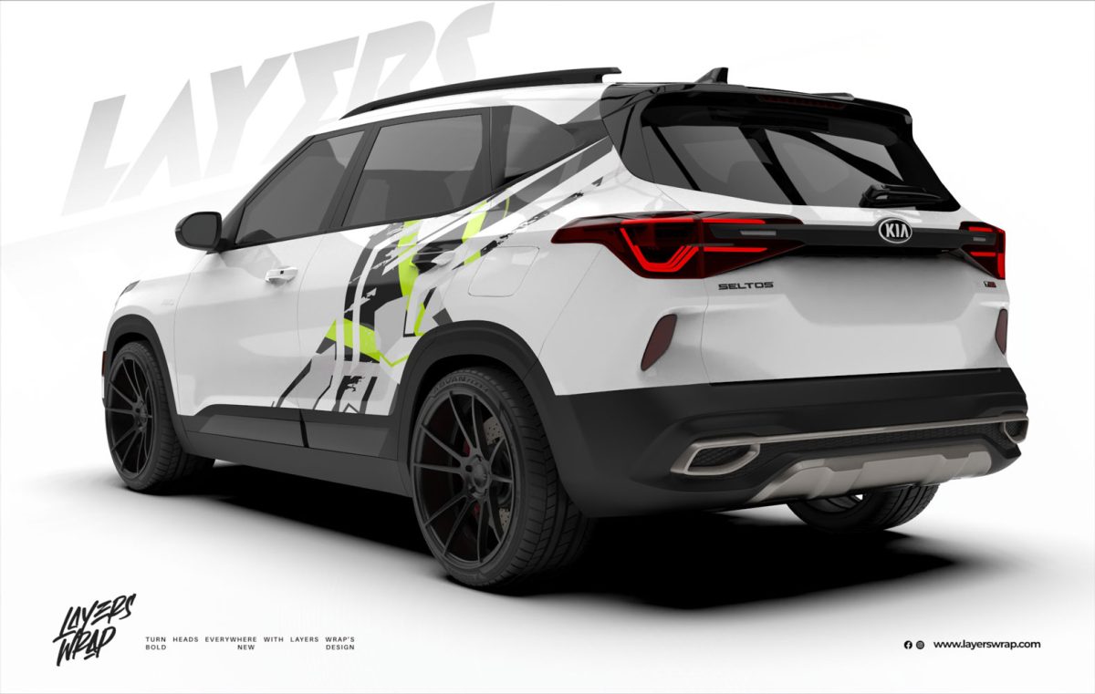 Kia Seltos Partial Kit - Neon Fracture
