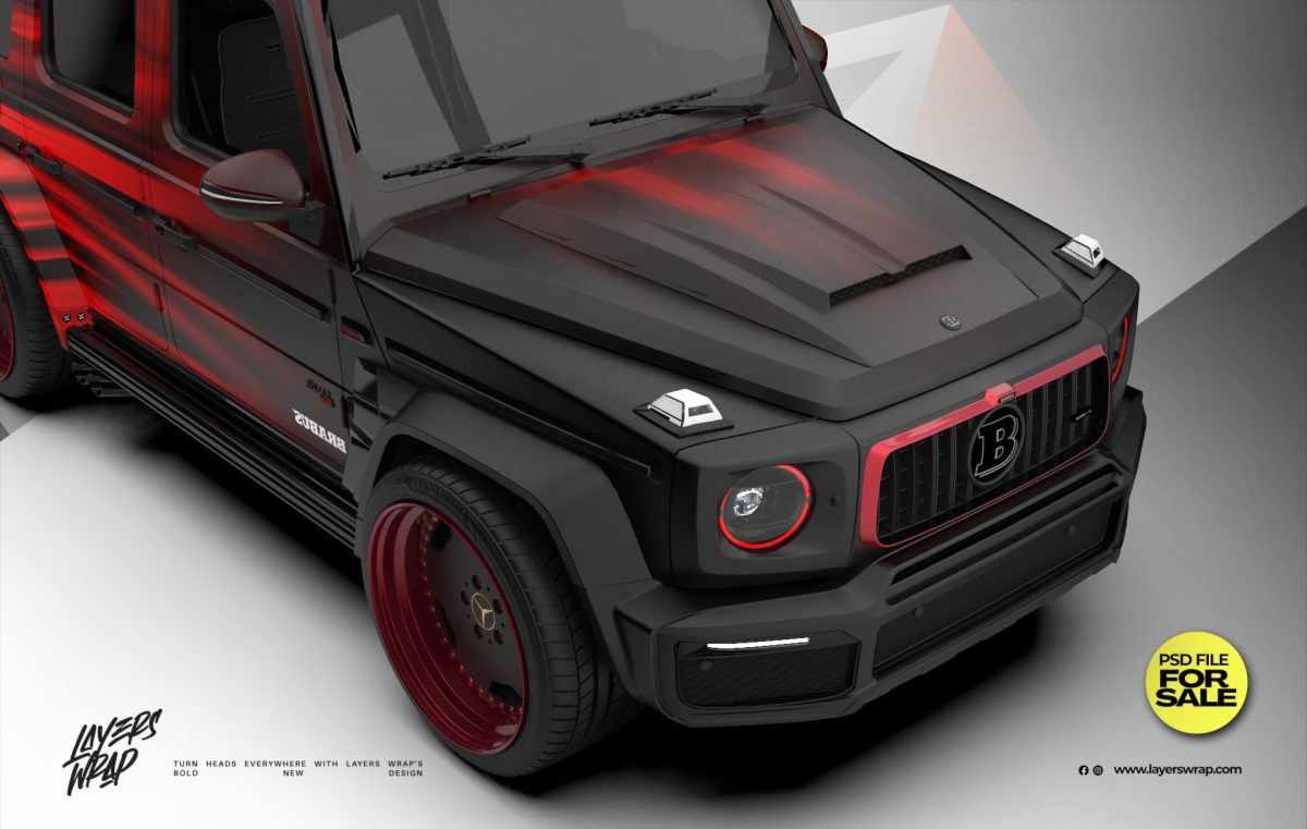 Mercedes-Benz G-Class (G-Wagon) – Brabus Redline (PSD FILE DOWNLOAD)
