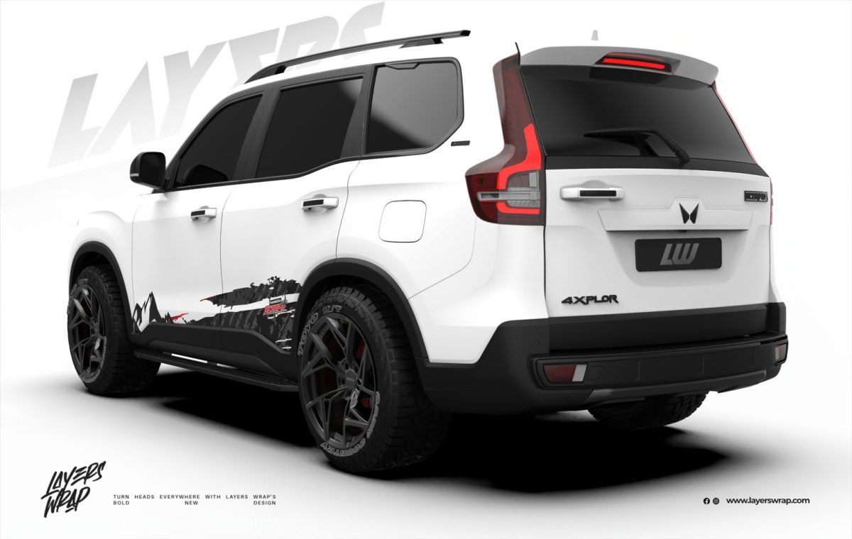 Mahindra Scorpio Decal - Mountain Trail