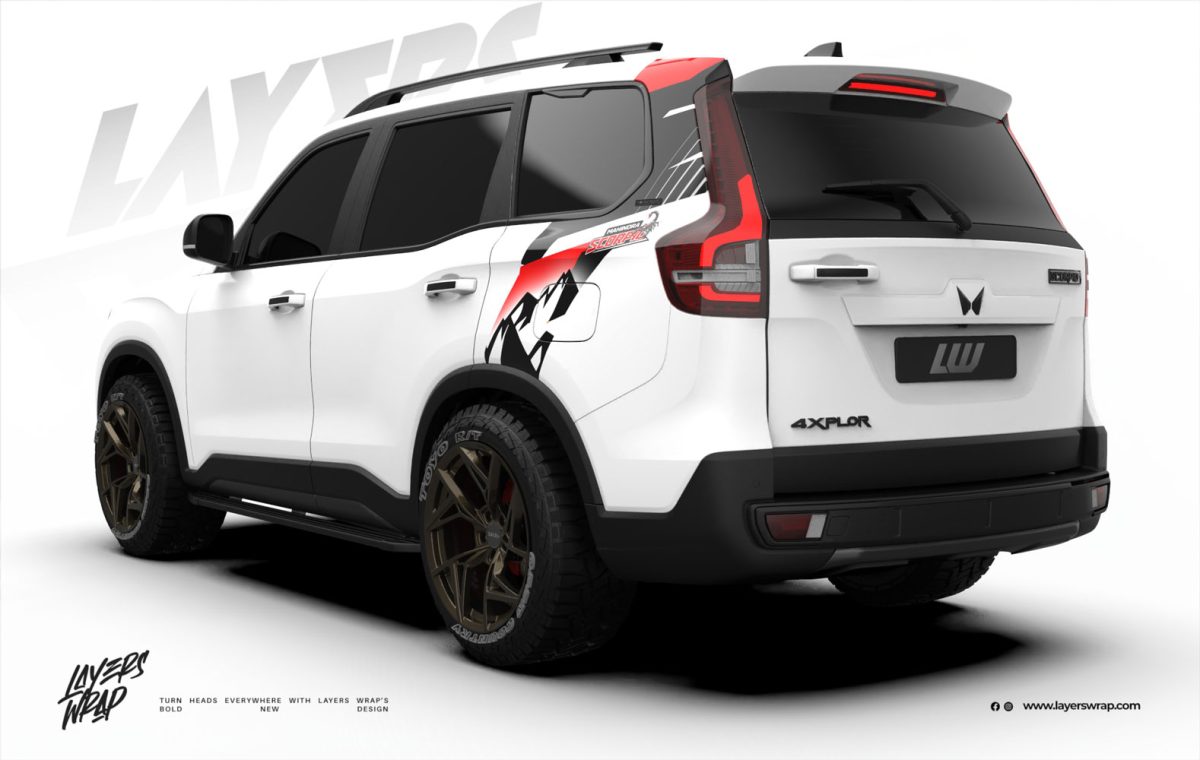 Mahindra Scorpio Decal - Summit Minor