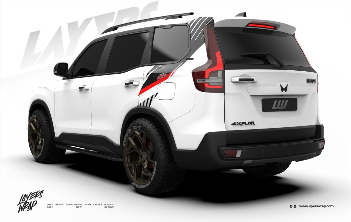 Mahindra Scorpio Decal - Silent Blade