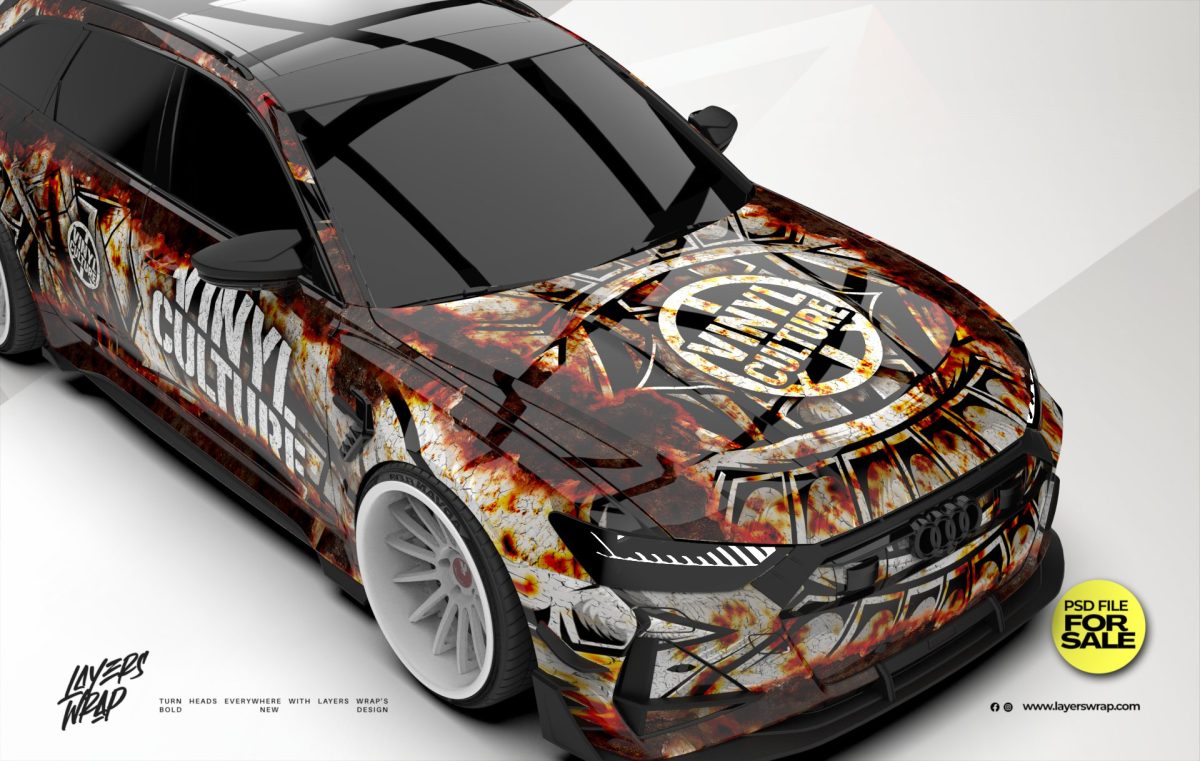 Audi RS6 Avant – Inferno Culture Livery (PSD FILE DOWNLOAD)