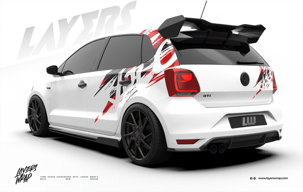 Volkswagen Polo Partial Kit - Asphalt Fury Partial Wrap Kit