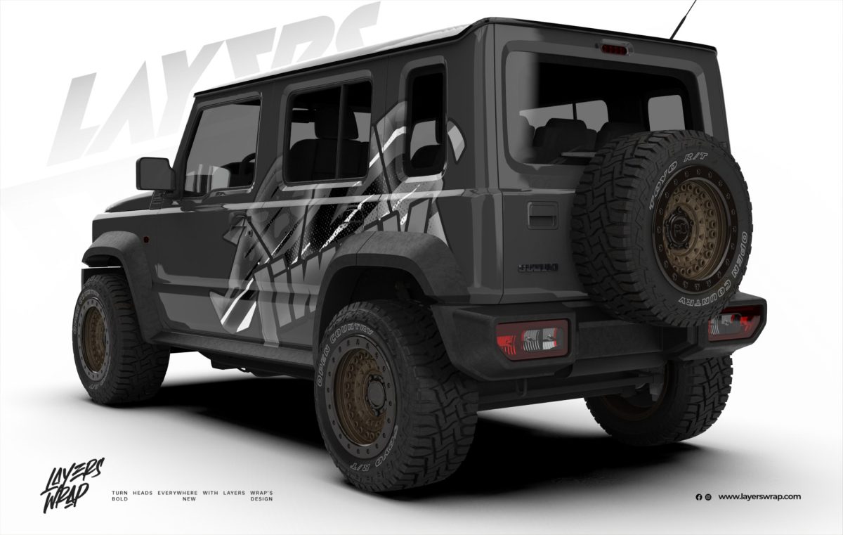Suzuki Jimny Partial Kit - Dark Rhino