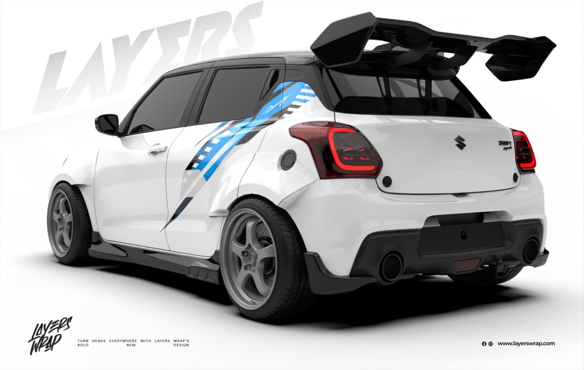 Suzuki Swift Partial Wrap Kit - Glacier Line