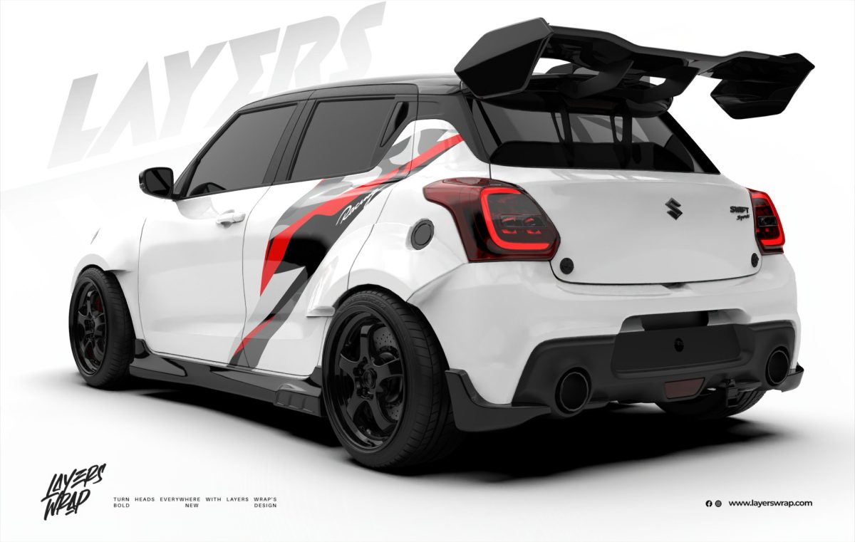 Suzuki Swift Partial Wrap Kit - Razorline RS