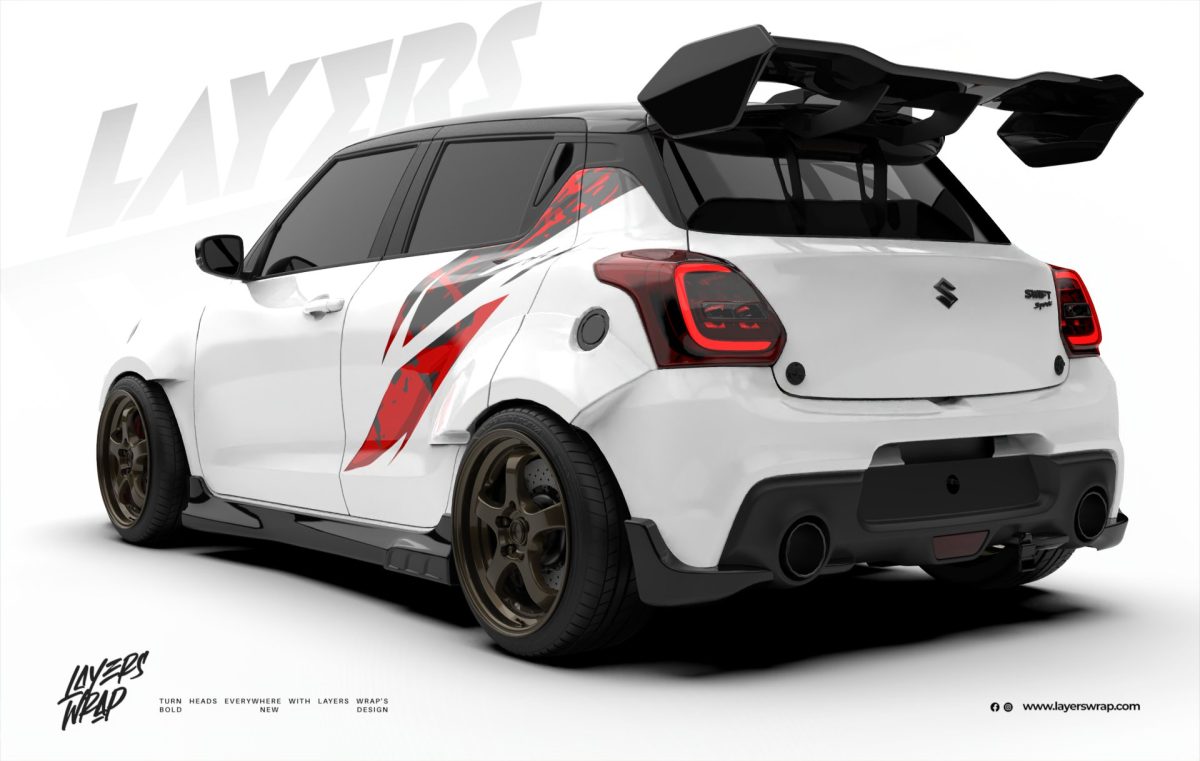 Suzuki Swift Partial Wrap Kit - StrikePulse