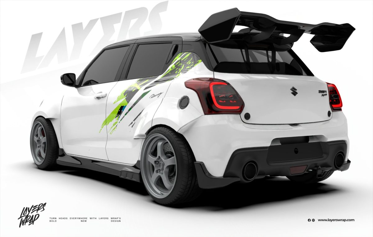 Suzuki Swift Partial Wrap Kit - Turbo Mosaic