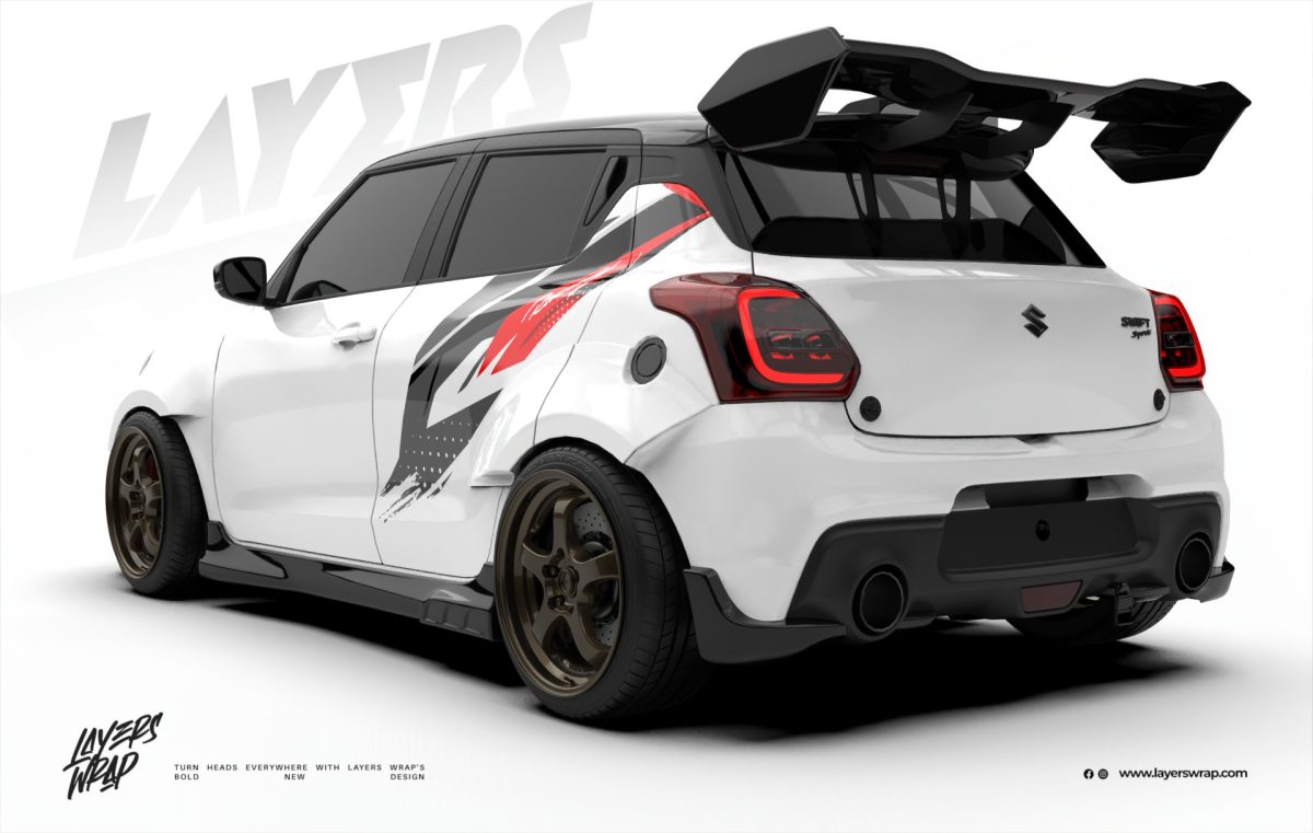 Suzuki Swift Partial Wrap Kit - Apex Shard