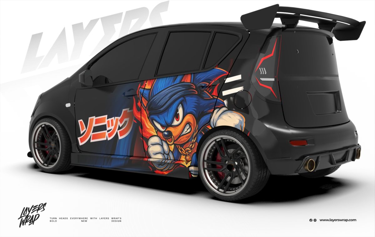 Suzuki Rtiz Partial Wrap Kit - Sonic