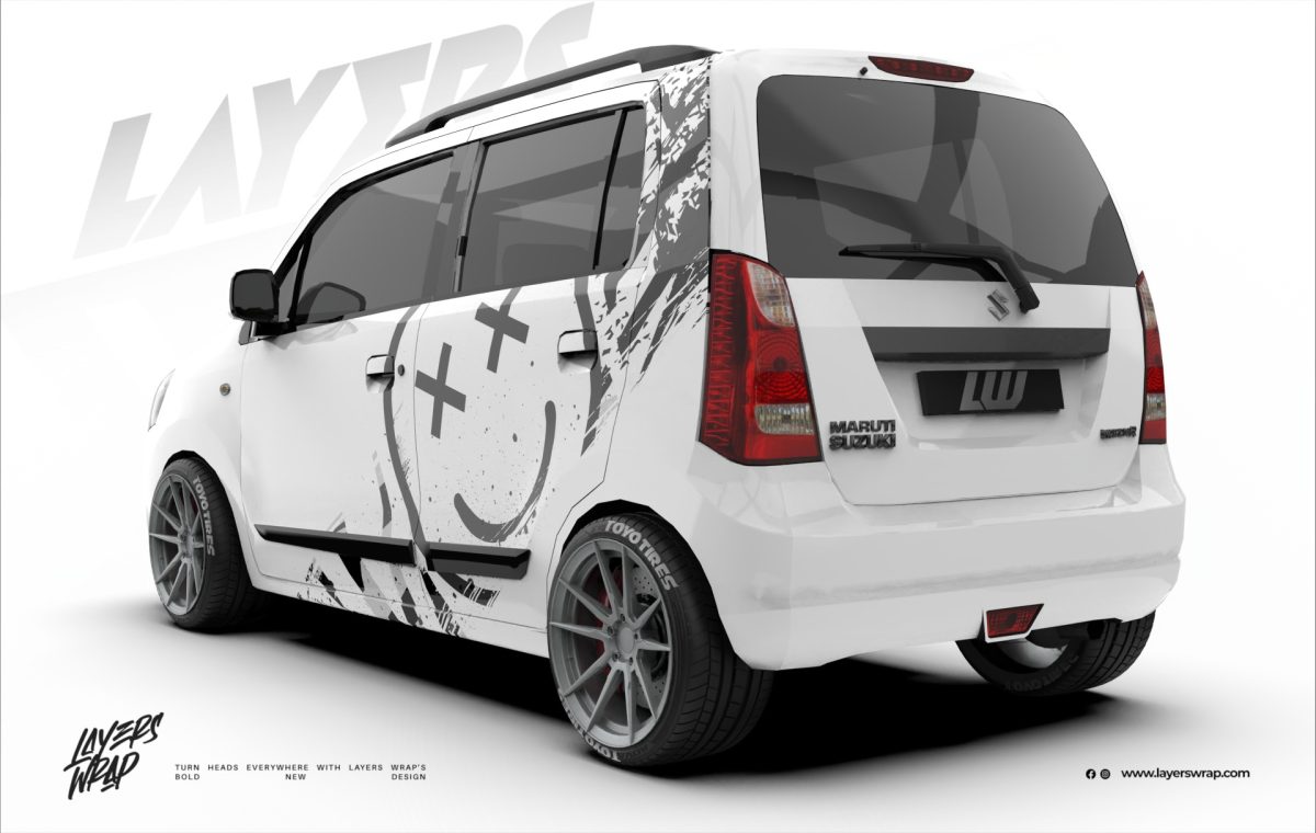 Suzuki WagonR Partial Kit - Grunge Smiley