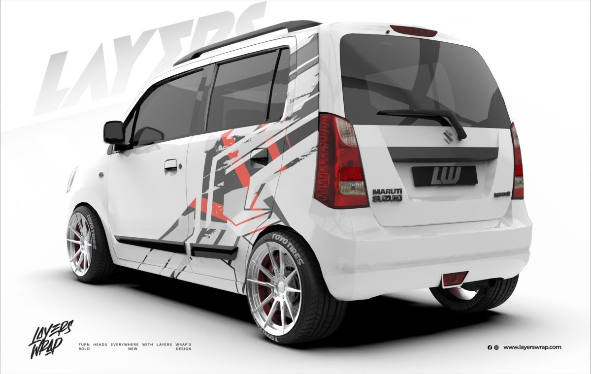 Suzuki WagonR Partial Wrap Kit - Fracture Line