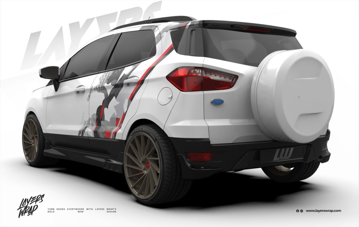 Ford Ecosport Partial Kit - Camo Stripe