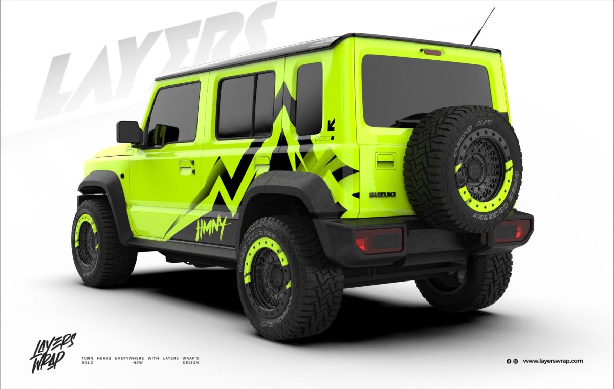 Suzuki Jimny Partial Kit - Neon Peaks