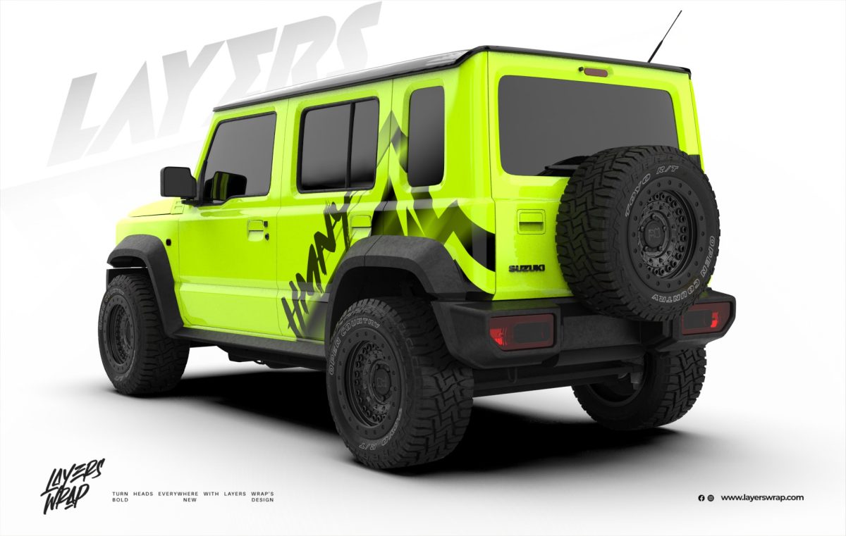 Suzuki Jimny Partial Kit - Wildline Neon