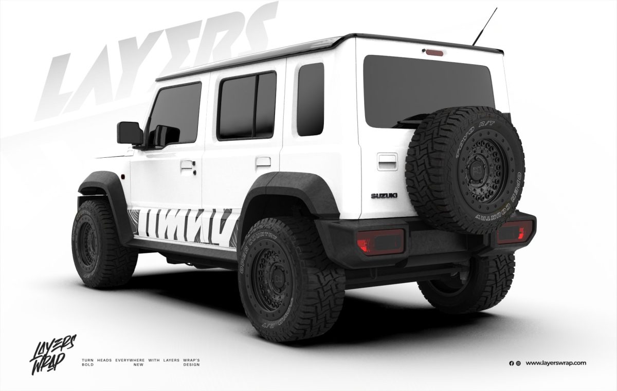 Suzuki Jimny Decal - Glacier Flow