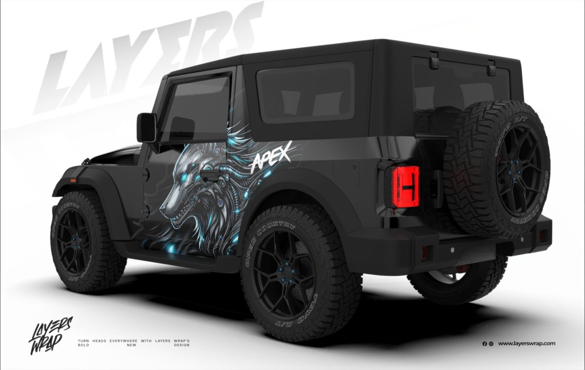 Mahindra Thar Partial Kit - Dark Apex